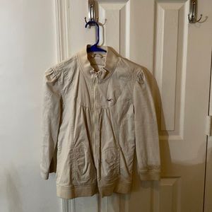 A light beige jacket